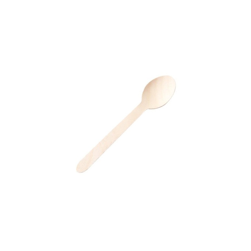 160mm FSC Wood Spoon Pk100