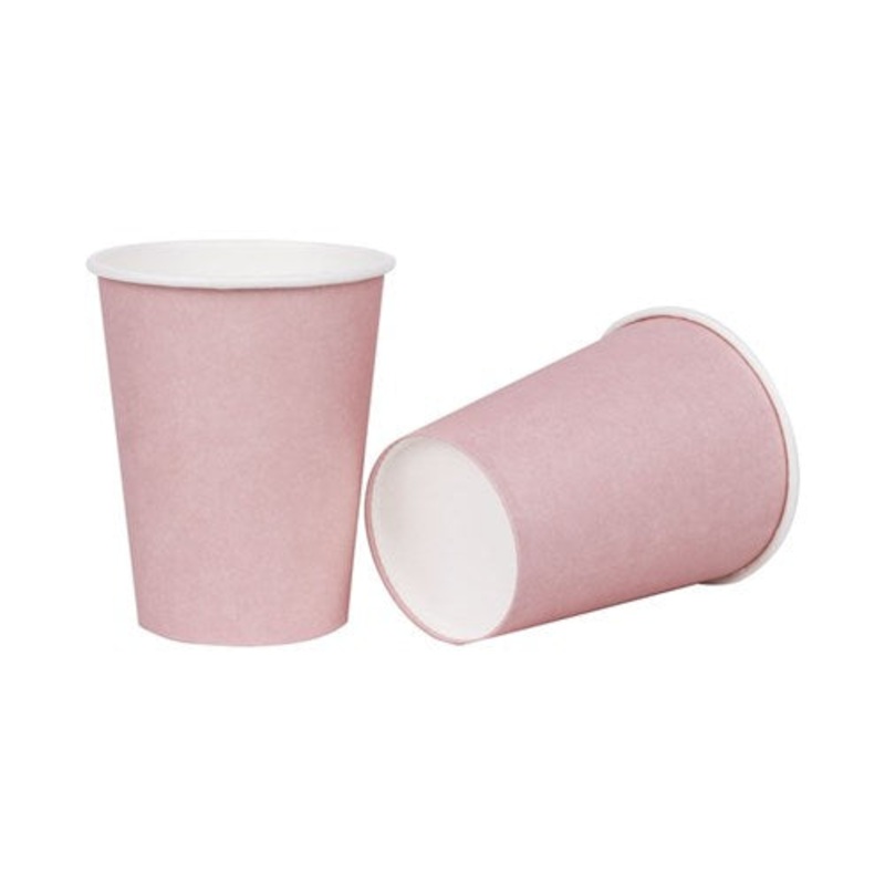 20pk 266ml Paper Cups - Blush