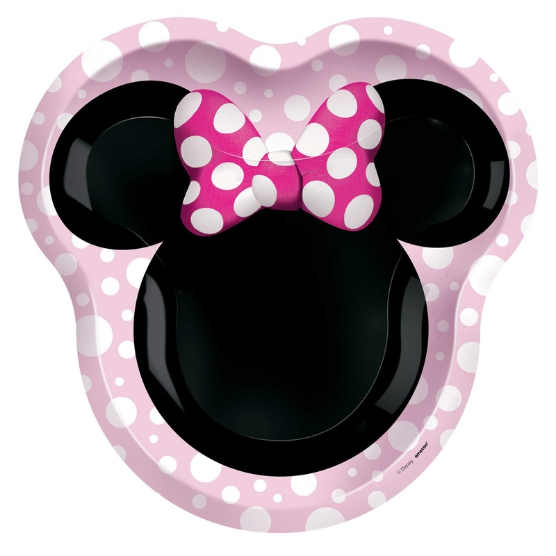 Minnie Forever Shape Plate 9in/23cm