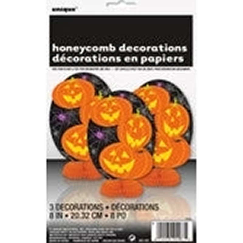 PUMPKIN 3 MINI H/COMB DECOS