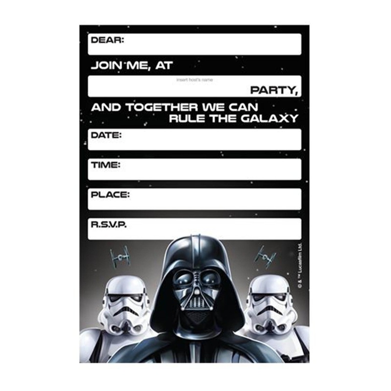 Star Wars Classic Invites