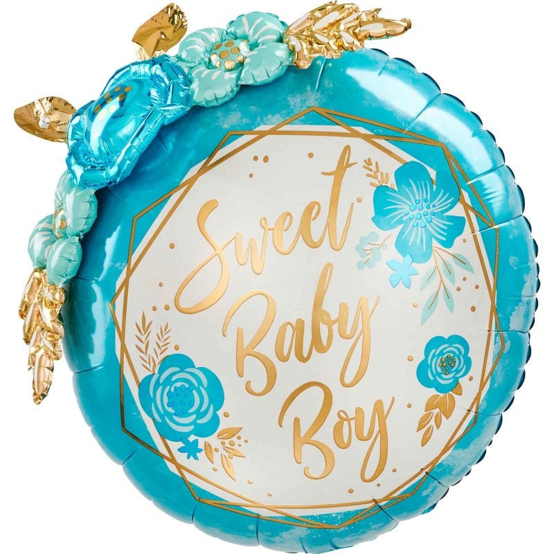 Sweet Baby Boy Blue Supershape
