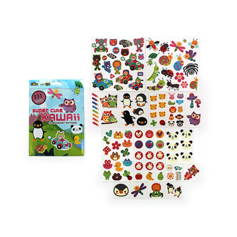 TATTOOS - CUTE ANIMAL DESIGNS FOIL PACK