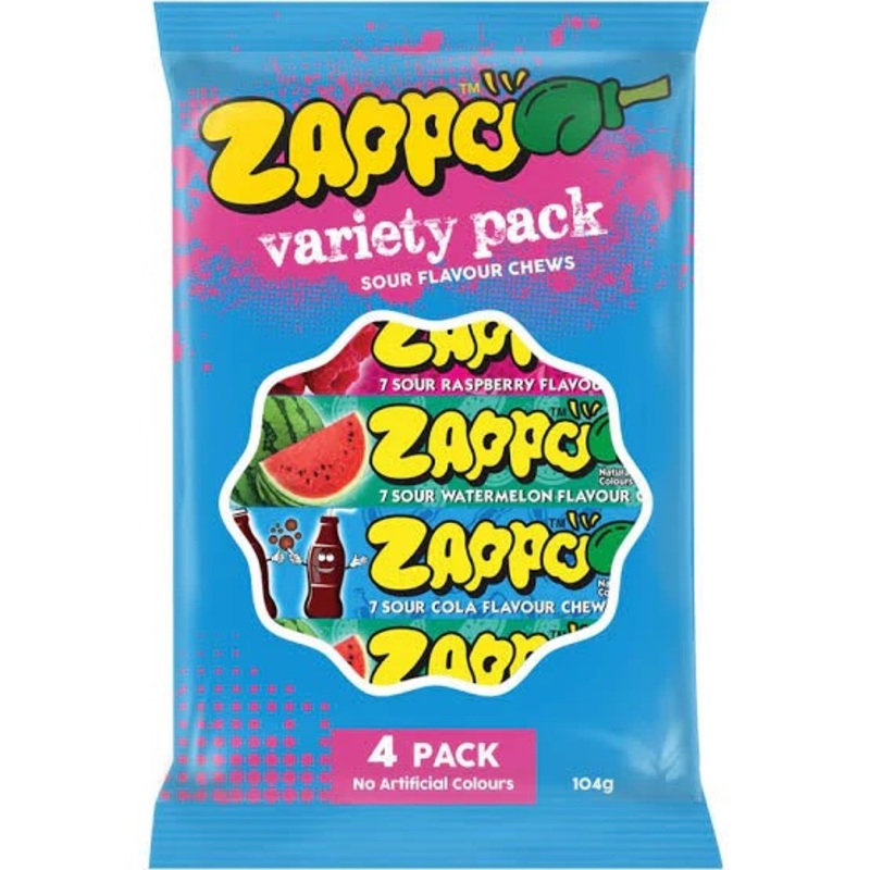 Zappo 4 Pack Variety 104g