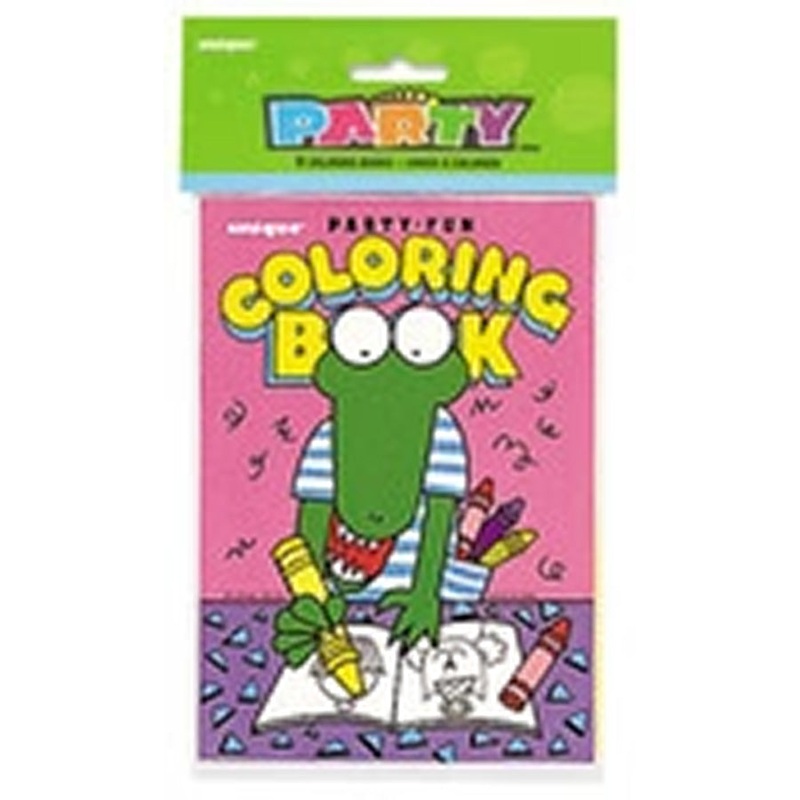 8 COLORING BOOKS