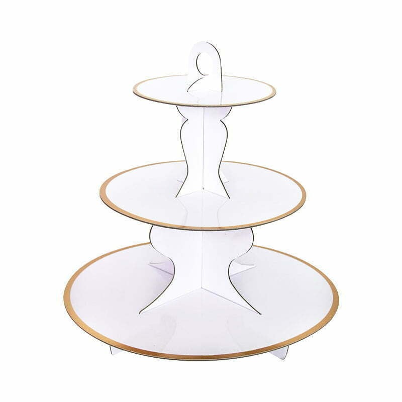 Solid Cake Stand ECO-White