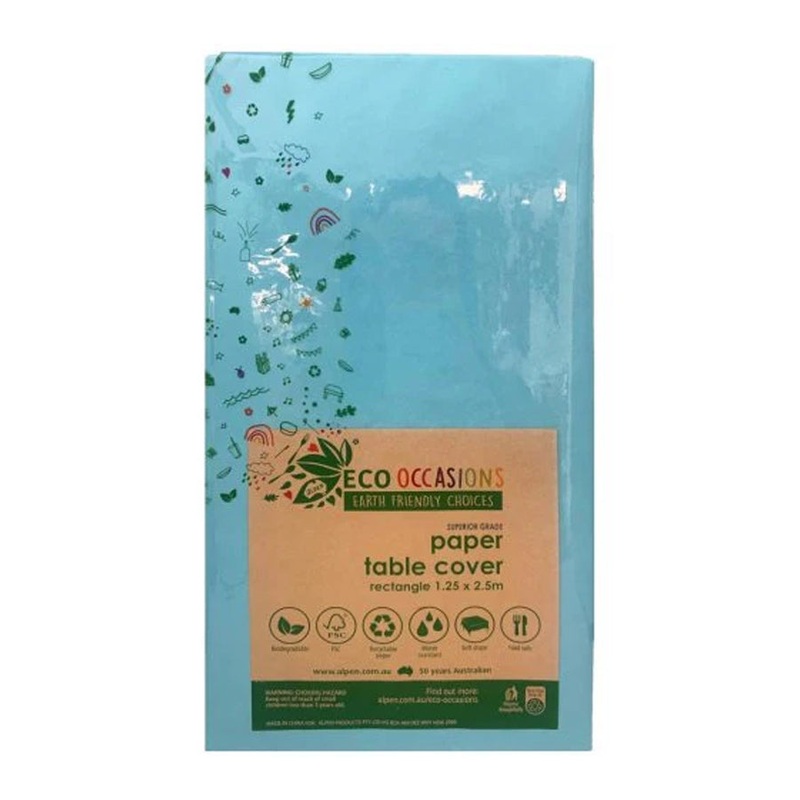 T/COV PAPER RECT250X125 L.BLUE