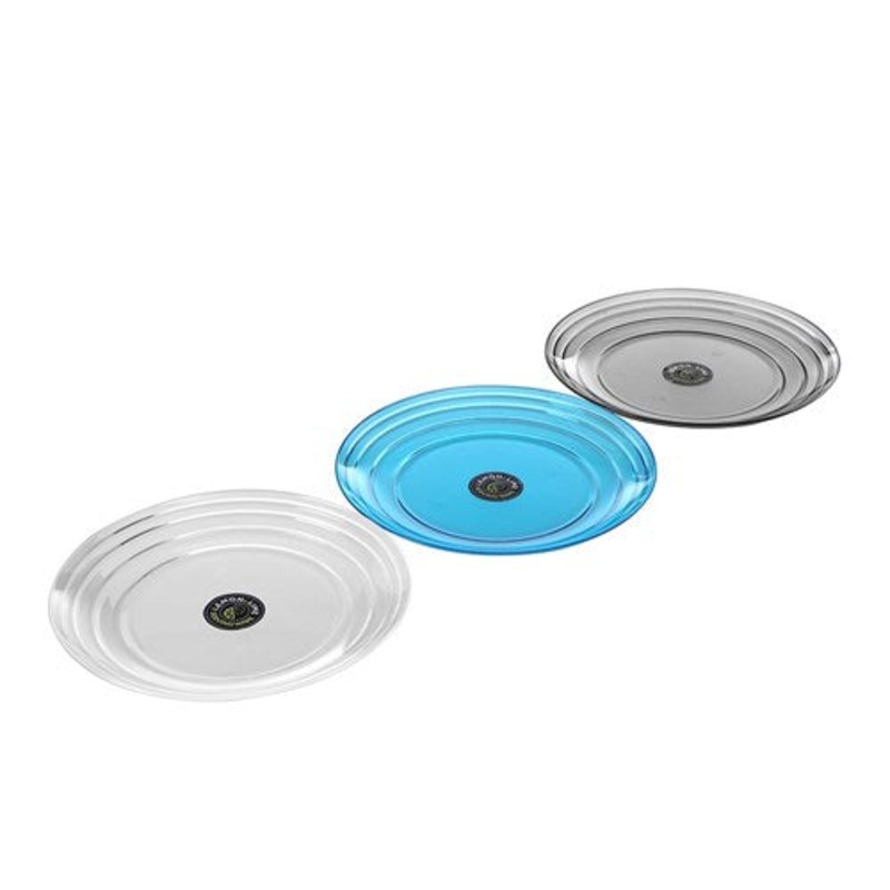 WAVE DECO SERVING PLATE 27.5CM 3 ASSTD