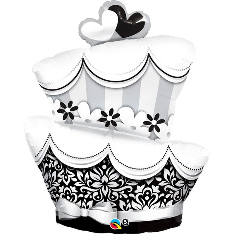 Wedding Cake SuperShape Foil Balloons