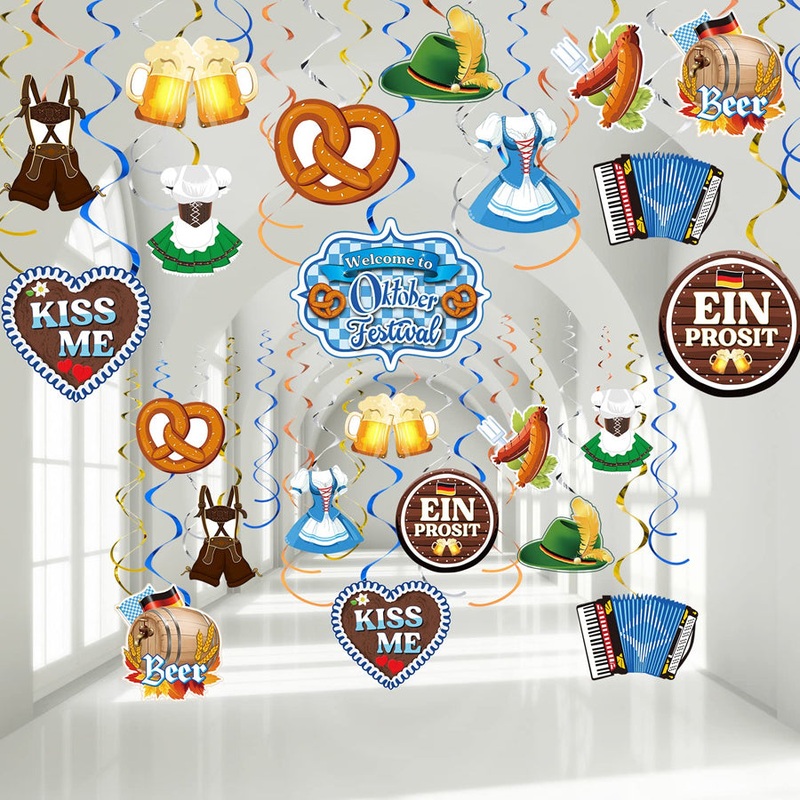 Oktoberfest Hng Swirl Decs