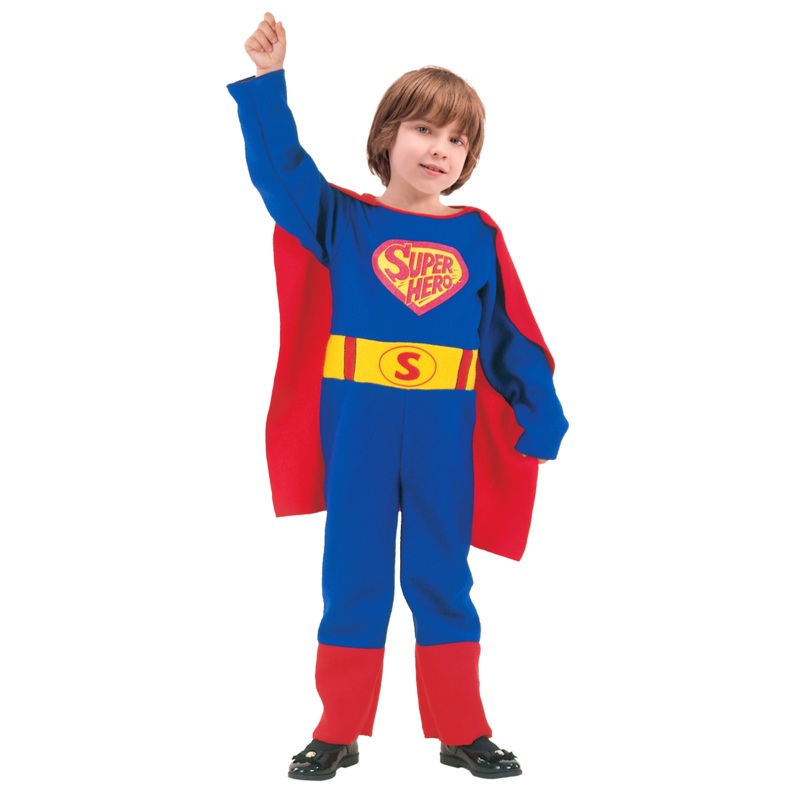 Superboy Costume 8 - 10 yrs 140 - 140 cm