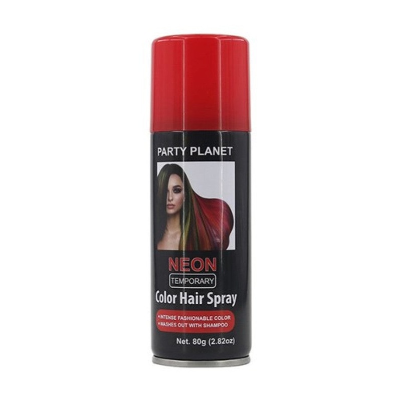 80g Hair Spray - Neon Red