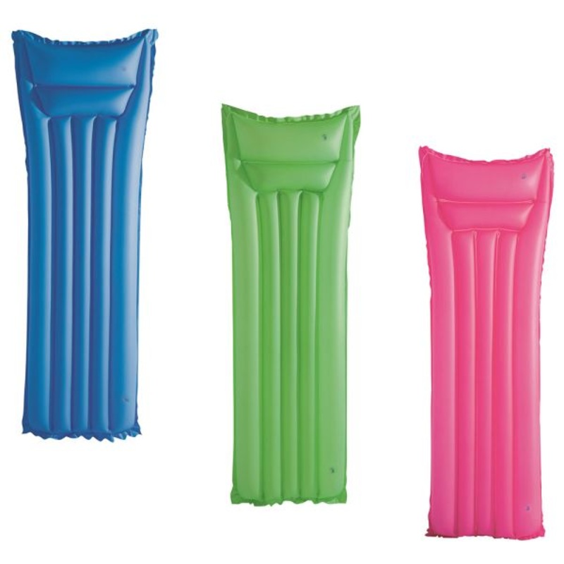 Air Mat Bestway inflatable 180cm x 70cm assorted Neon colours