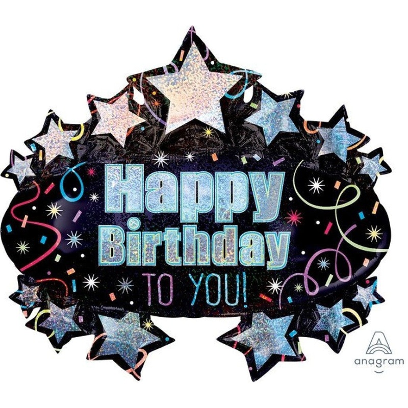 SS Holographic Happy Birthday To You