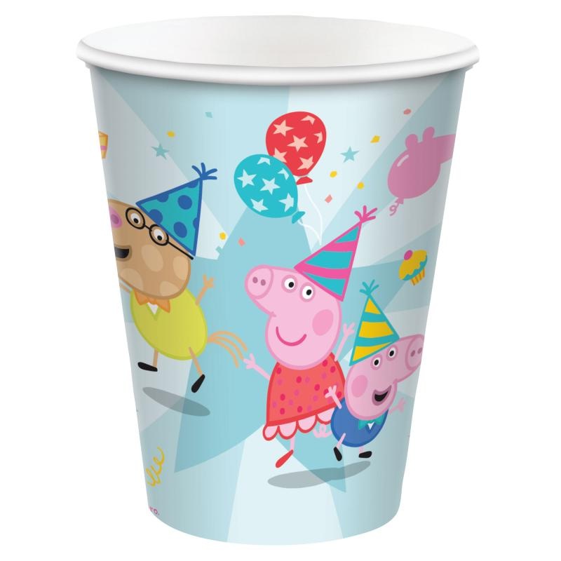 Peppa Pig Party Cup 266ml Pk/8