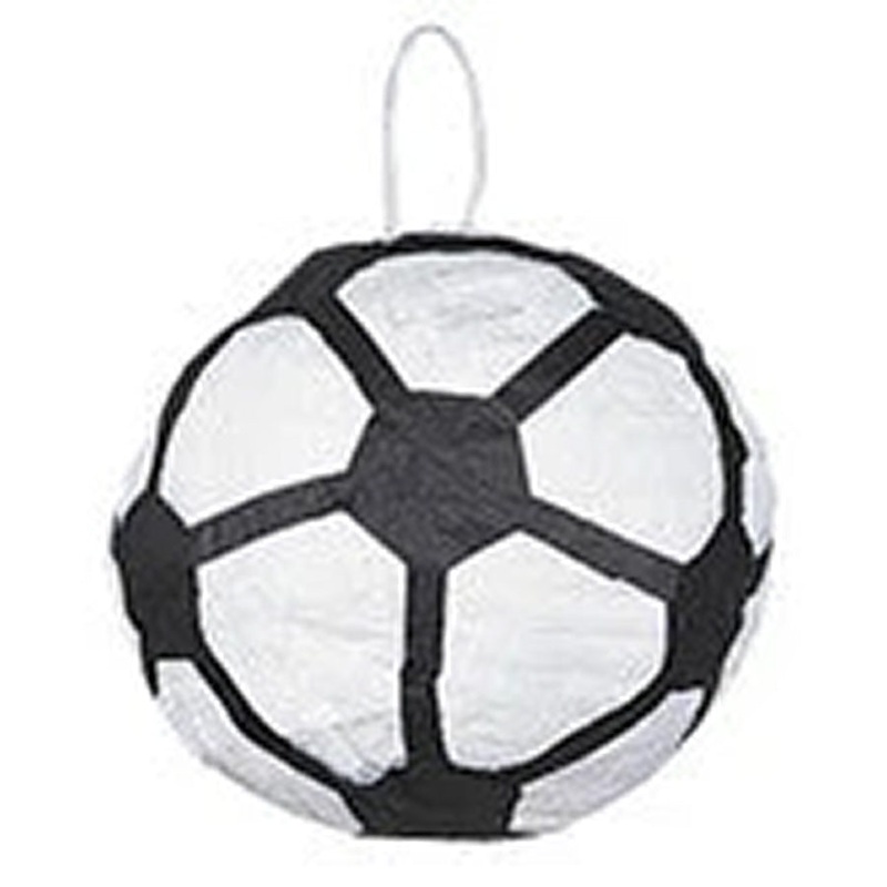 Pinata Soccer Ball 25.4cm H x 25.4cm W x 25.4D (10" x 10" x 10")