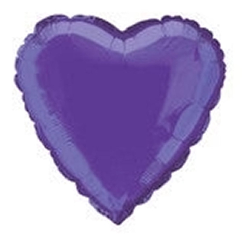 PURPLE HEART 18" FOIL BLN PKG