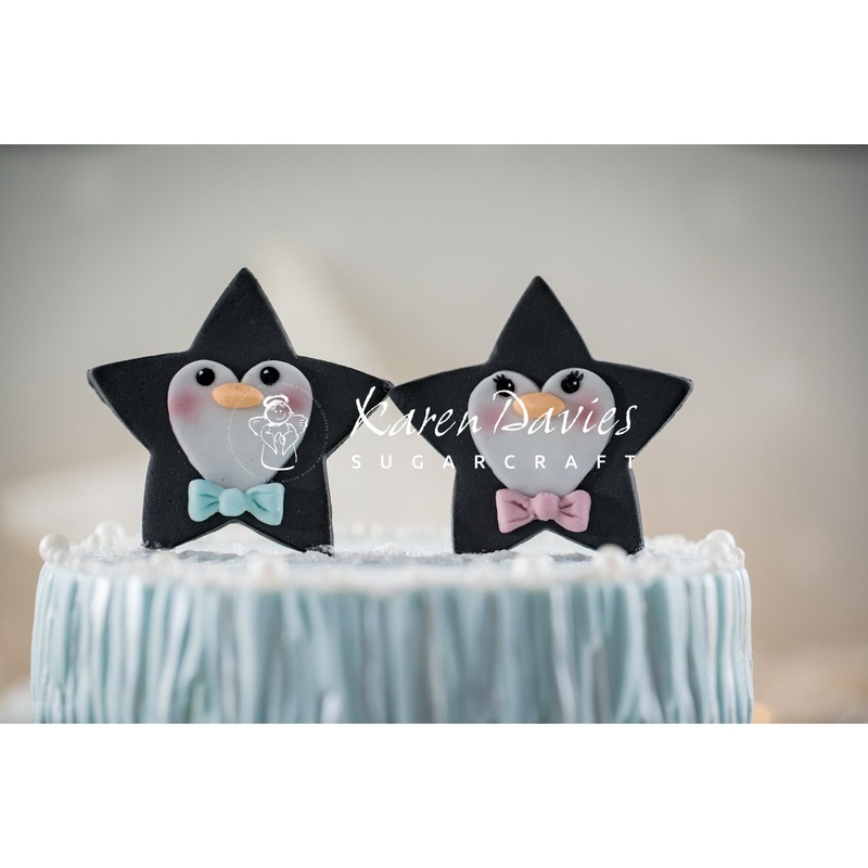 Mould Christmas Star Penguin Karen Davies- Last Chance