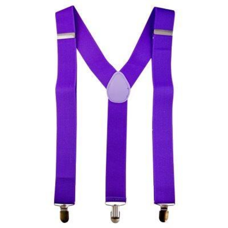 Suspenders/Braces Neon Purple
