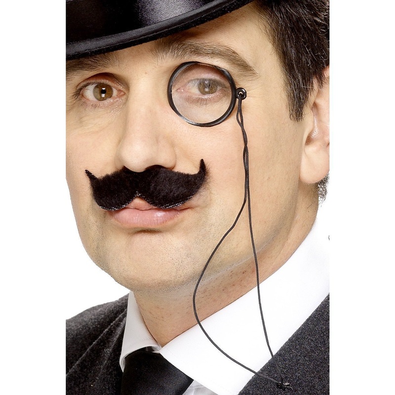 Monocle Eye Glass Black On Cord Tales Of Old England 1800s