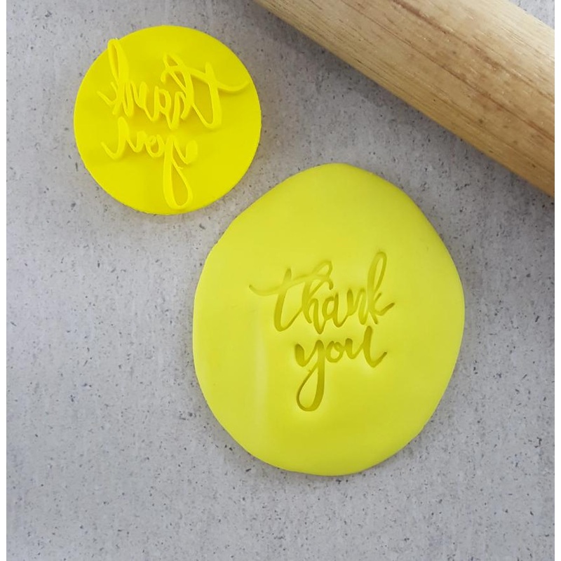 Thank You V2 Cookie/Biscuit Embosser Cutter