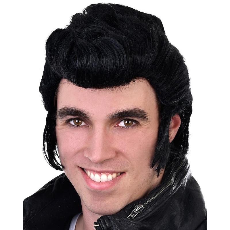 Wig Danny Black 1950s/1960s Deluxe Costume Accessory