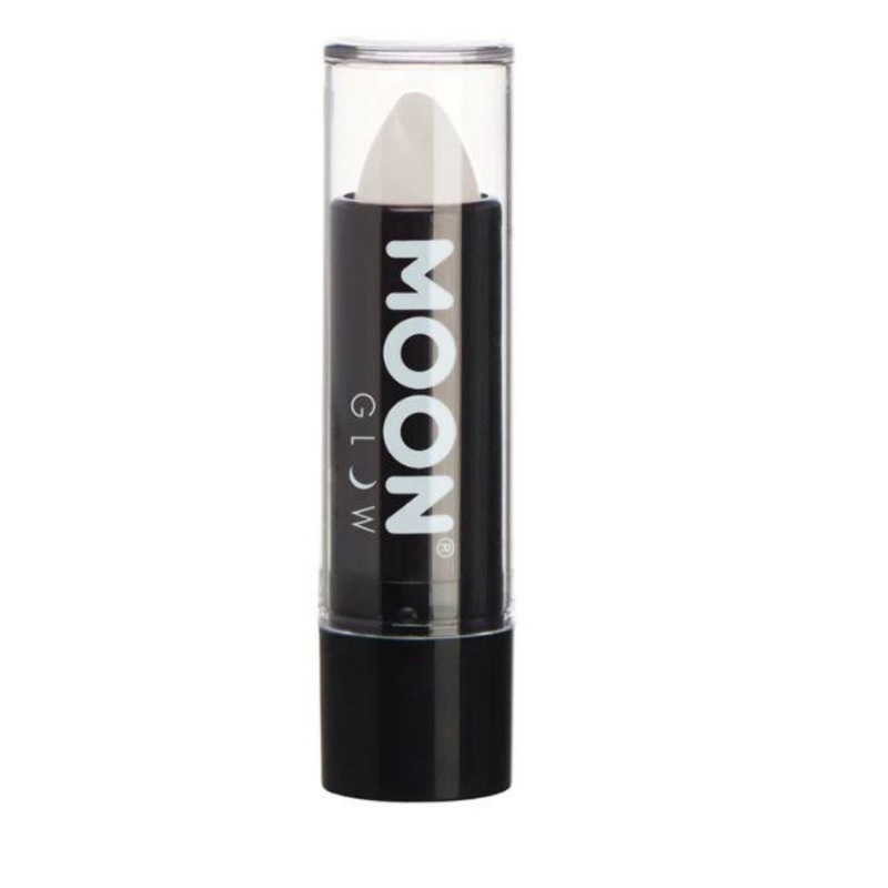 Neon UV Lipstick White Moon Glow Cosmetics