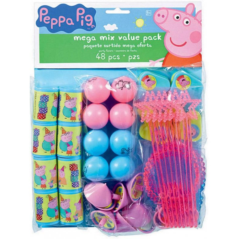 Peppa Pig Confetti Mega Value Favours Pk/48