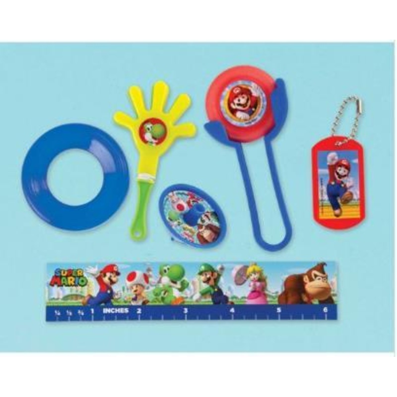 Super Mario Brothers Mega Mix Loot Bag/Favours Value Pack Pk/48