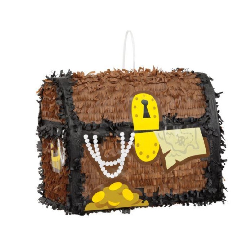 Pinata 3D Pirate Treasure Chest 27cm x 31cm