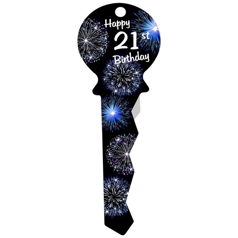 Signature Wood Key 21st Blue Fireworks