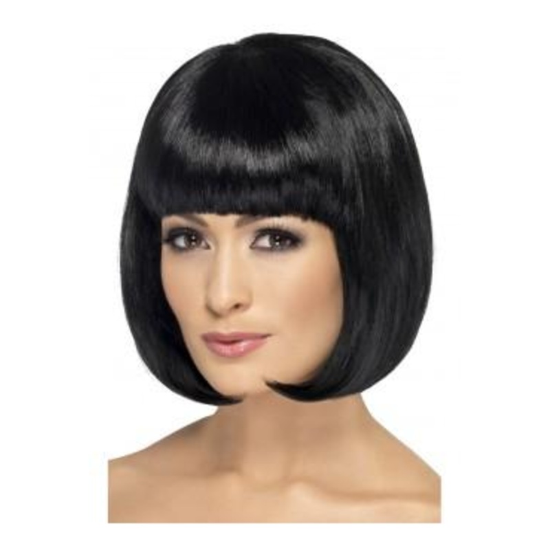 Wig Bob Black Deluxe Classic