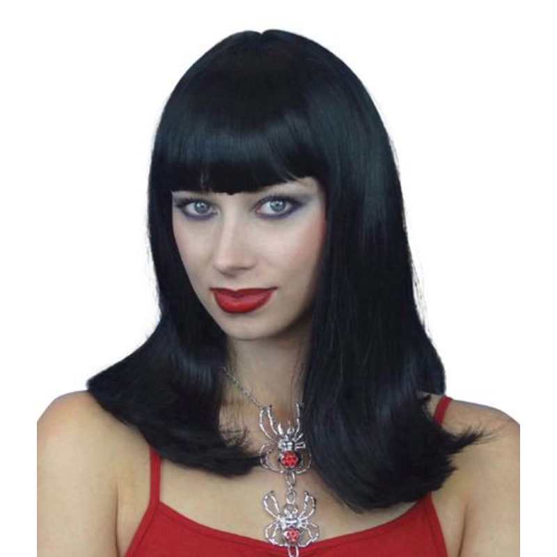 Wig Cleo Black Shoulder Length