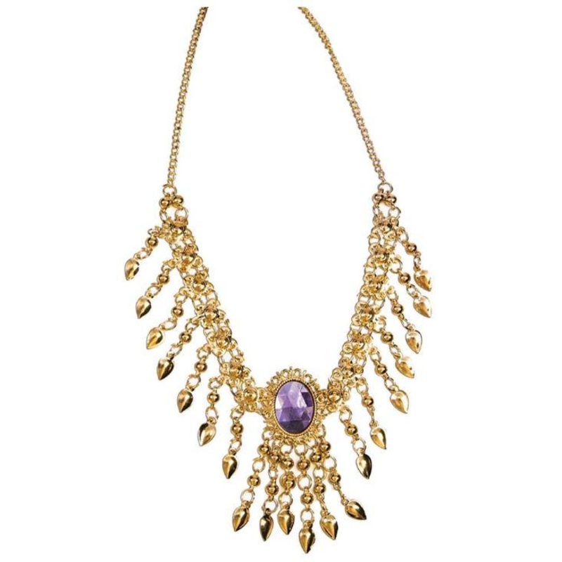 Necklace Gem Bollywood Princess Golden
