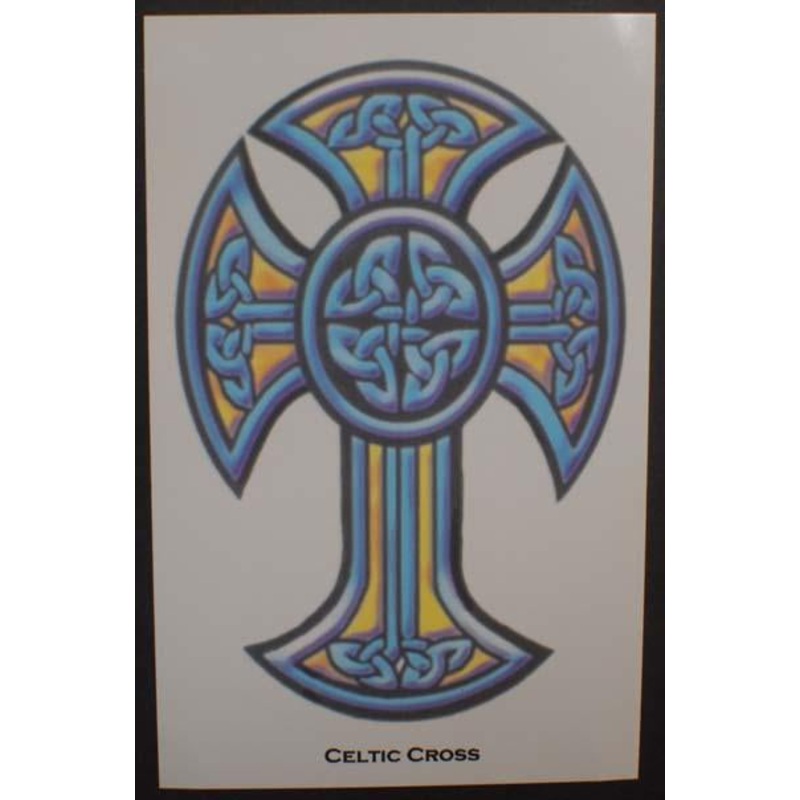 Temporary Tattoo Symbol Celtic Cross