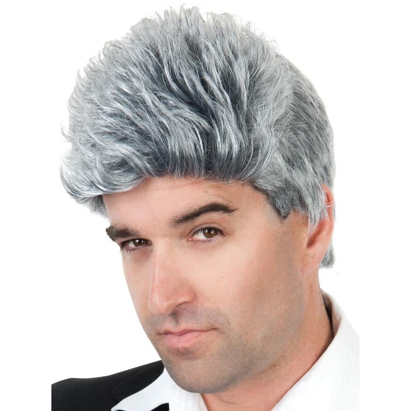 Wig Grey Eric Short Spikey