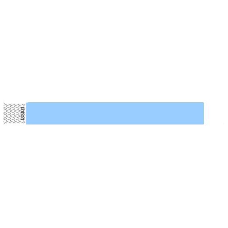 Wristband Sky Blue 25mm Pk/1000 - Order in Item Only
