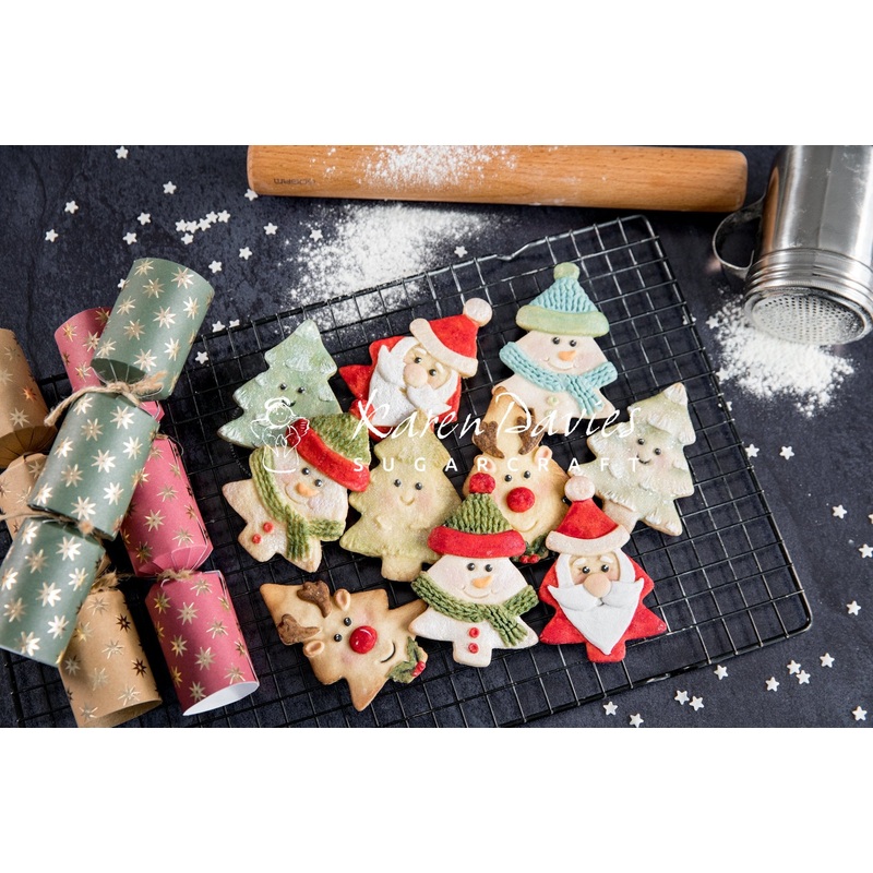 Mould Christmas Tree Characters Karen Davies- Last Chance