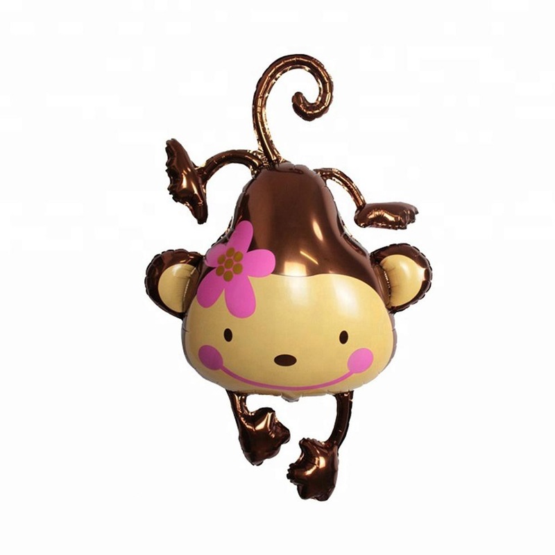 Monkey Foil Balloon 25in x 40in / 66cm x 102cm