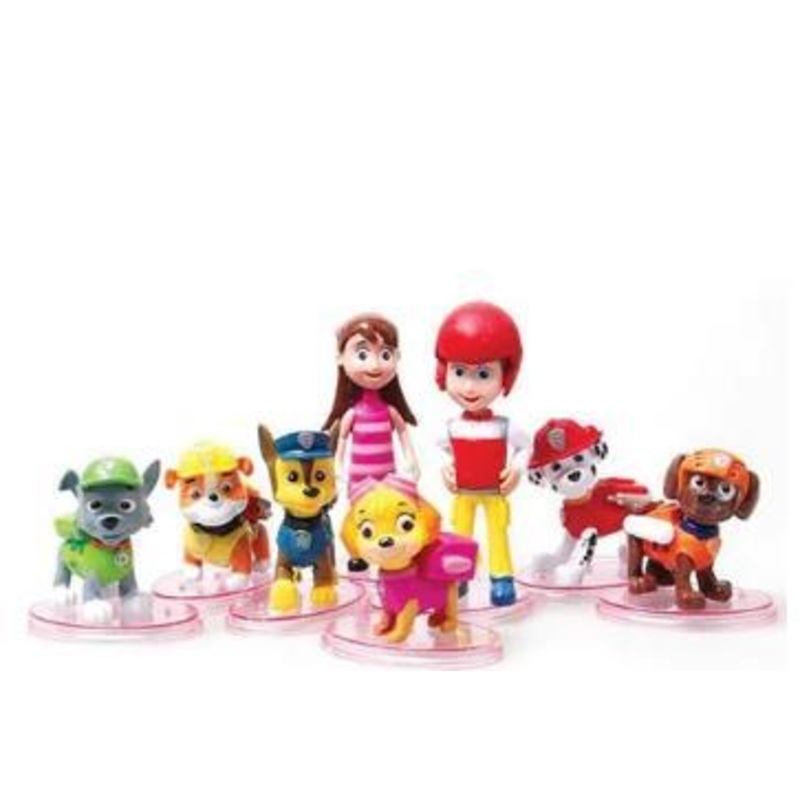 Paw Patrol Cake Toppers/Figurines/Toys Pk/8