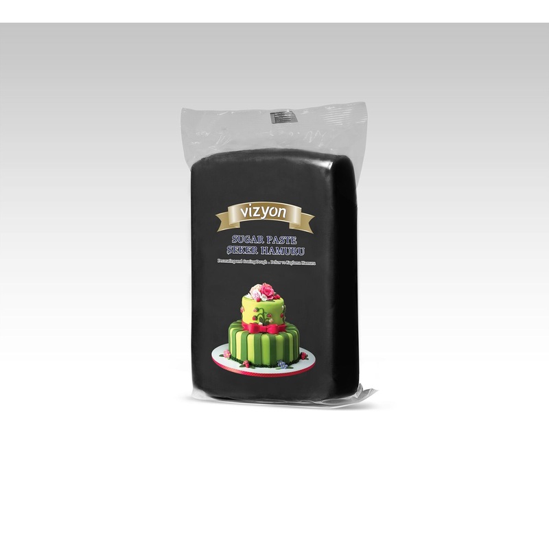 Vizyon Fondant Black 250g