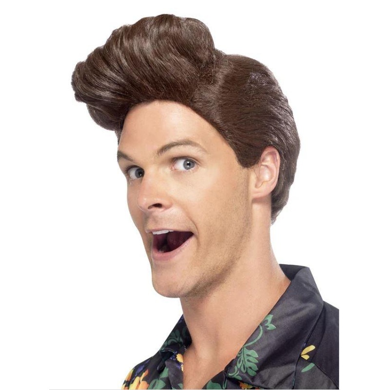 Wig Brown Nineties Pet Detective 1990s