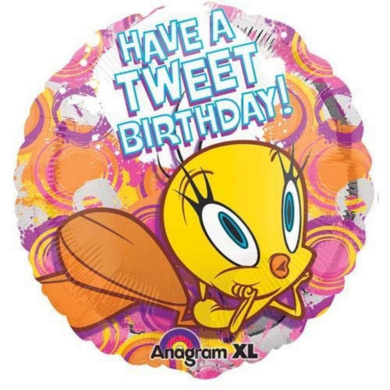 Anagram Have A Tweety Birthday Foil Balloon 18in