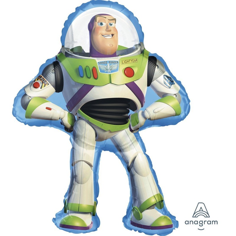 Buzz Lightyear Full-Body Die Cut Foil Balloon 24in x 35in / 61cm x 89cm