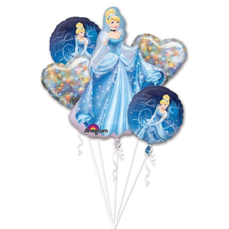 Cinderella - Foil Balloon Bouquet