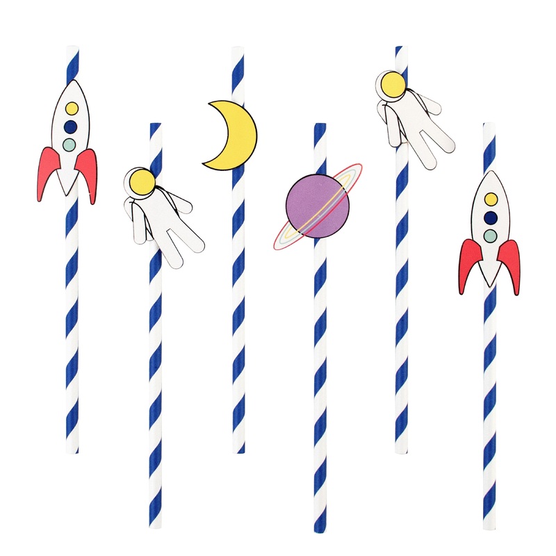 Cosmic Paper Straws - Pack of 12