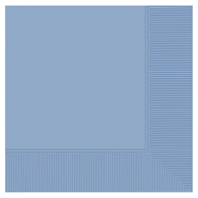 Luncheon Napkins 3-Ply 13in x 13in - Pastel Blue - Pack of 20