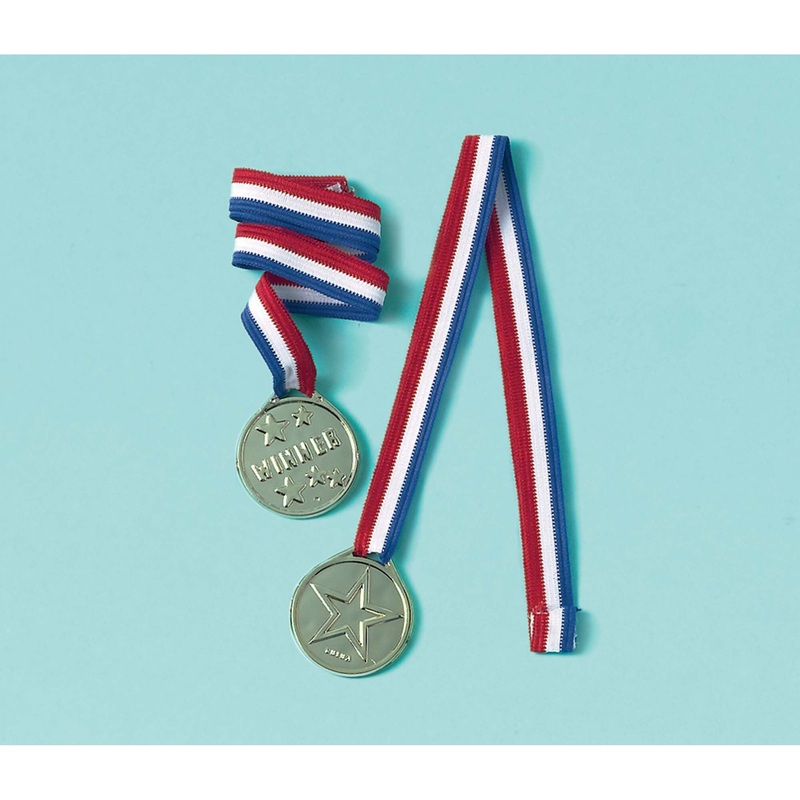 Ribbon With Pendant Award Ribbon Favor - Pack of 12