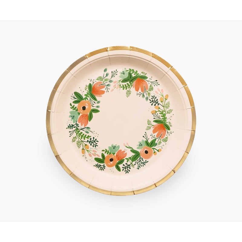 Rifle Paper Co Wildflower Large Plates - Pack of 10