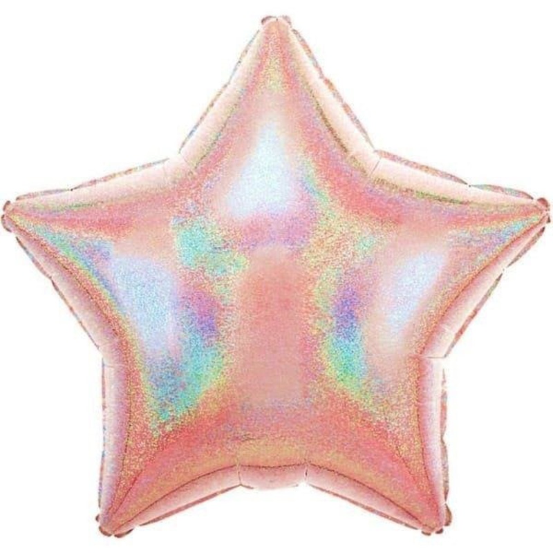 Rose Gold Dazzler Star Foil Balloon 18in